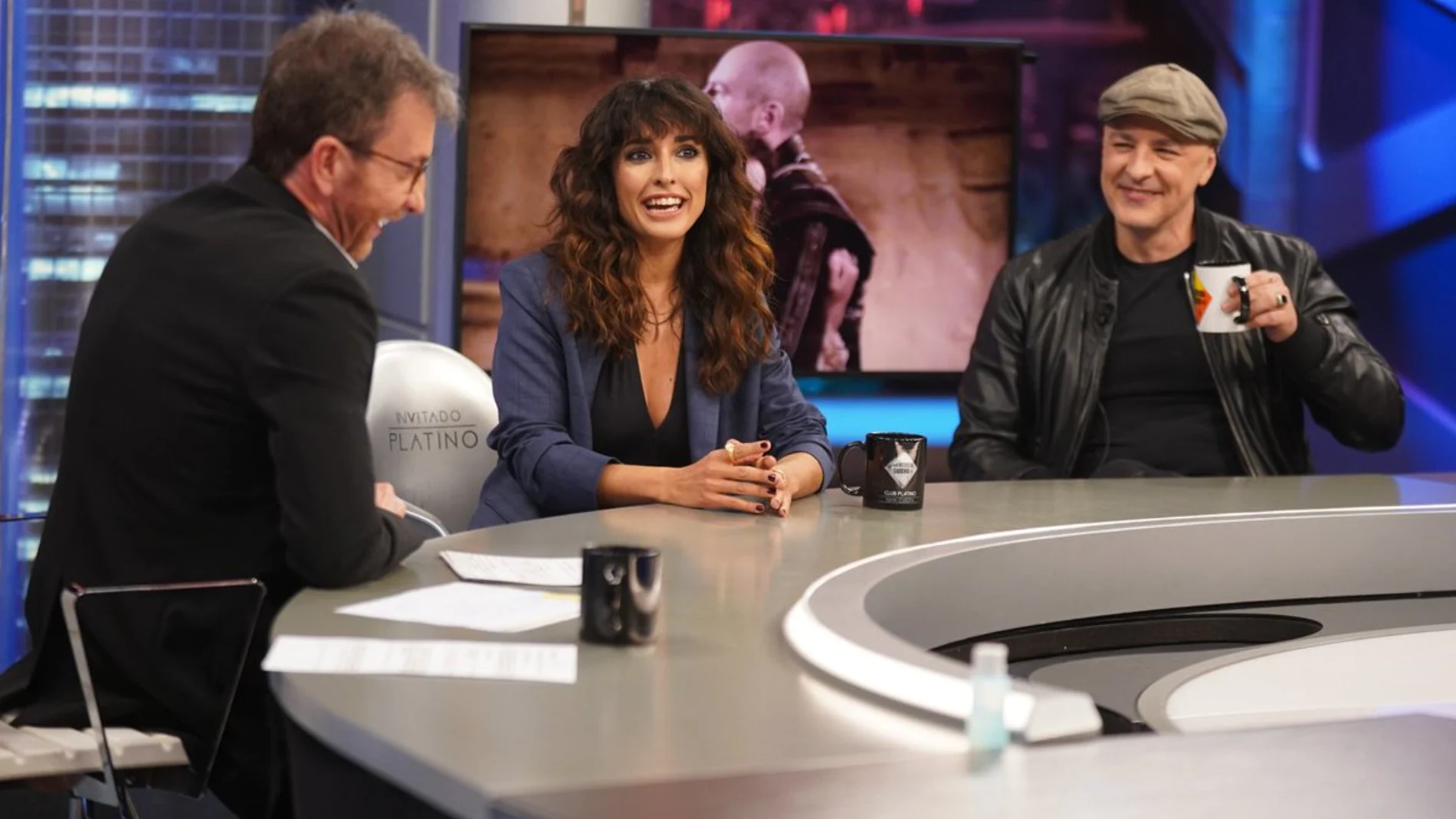 Inma Cuesta y Roberto Álamo, en "El Hormiguero"