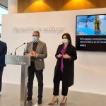 El presidente de la Diputación y de Turismo Costa del Sol, Francisco Salado, en rueda de prensa