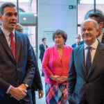 En 2018 fue la última vez que la canciller alemana Angela Merkel visitó al presidente Sánchez, que se reunió con ella en San Lúcar de Barrameda