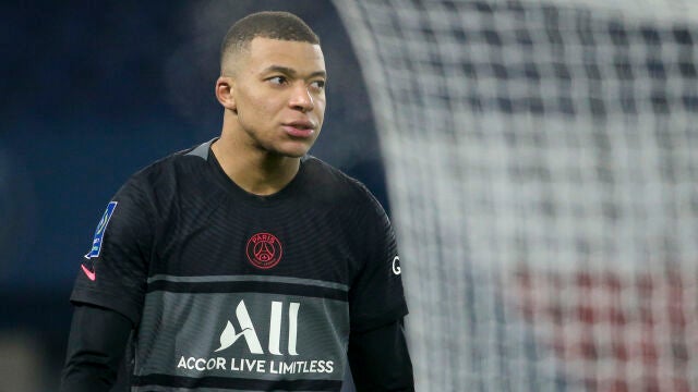 Kylian Mbappe, delantero del PSG.