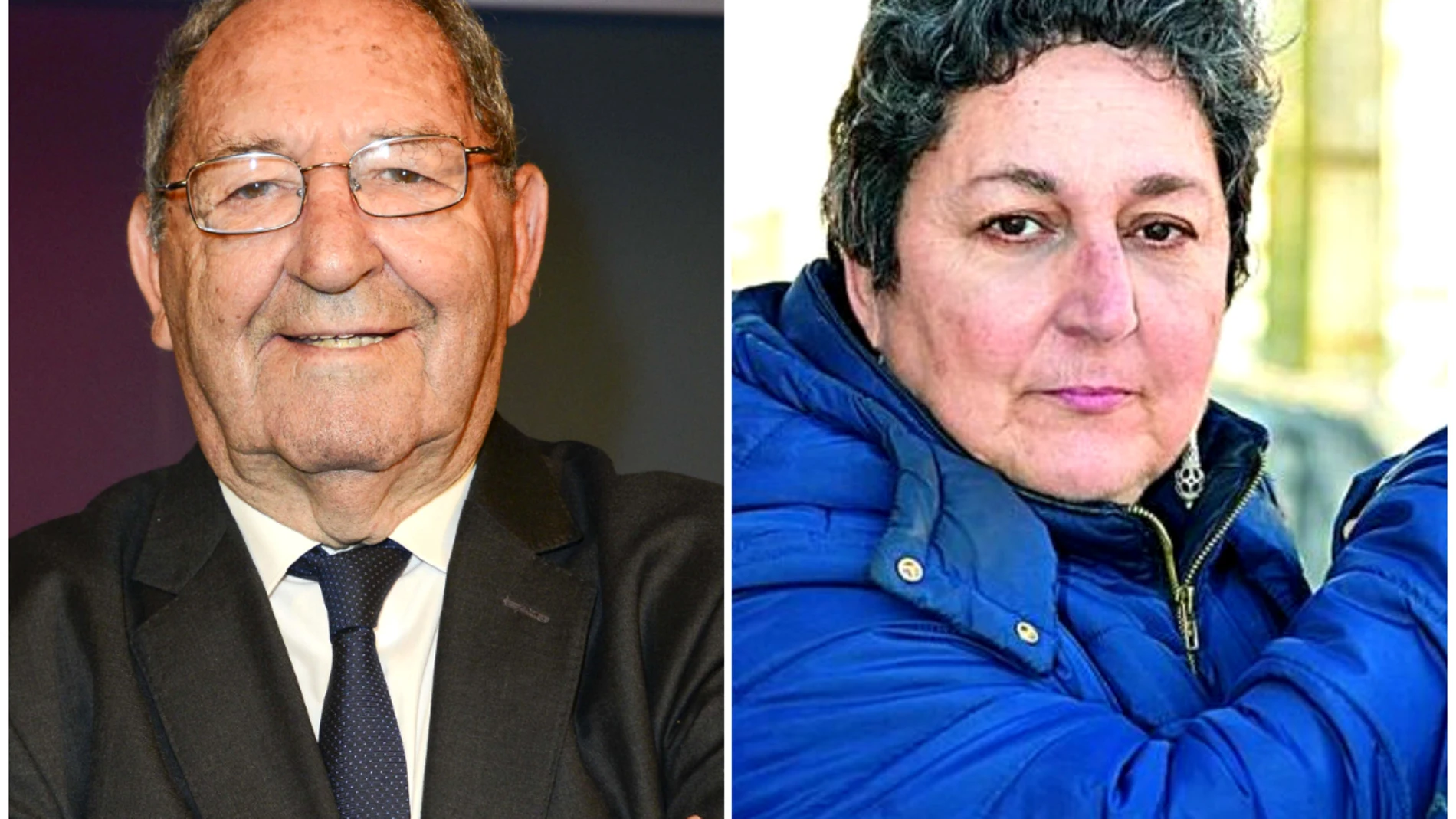 Paco Gento y su hija Paquita