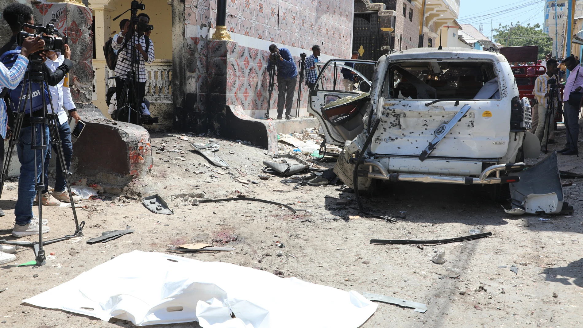 Atentado suicida cometido en Mogadiscio, Somalia.HASSAN BASHI / XINHUA NEWS / CONTACTOPHOTO18/01/2022 ONLY FOR USE IN SPAIN