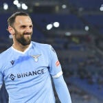 Vedat Muriqi of SS Lazio during the Italian Cup, Coppa Italia, round of 16 football match between SS Lazio and Udinese Calcio on January 18, 2022 at the Stadio Olimpico in Rome, Italy. - Photo Domenico Cippitelli / LiveMedia / DPPI AFP7 18/01/2022 ONLY FOR USE IN SPAIN