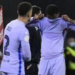Ansu Fati se marcha lesionado entre lágrimas de San Mamés