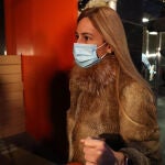 Ainhoa Armentia llegando al despacho donde trabaja, a 20 de enero de 2022 en Vitoria (España).
