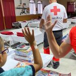 Los hijos de las familias afectadas por el volcán han sido este año los principales beneficiados de la iniciativa de Indra «Diciembre solidario»