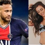 Neymar, junto a su nueva novia
