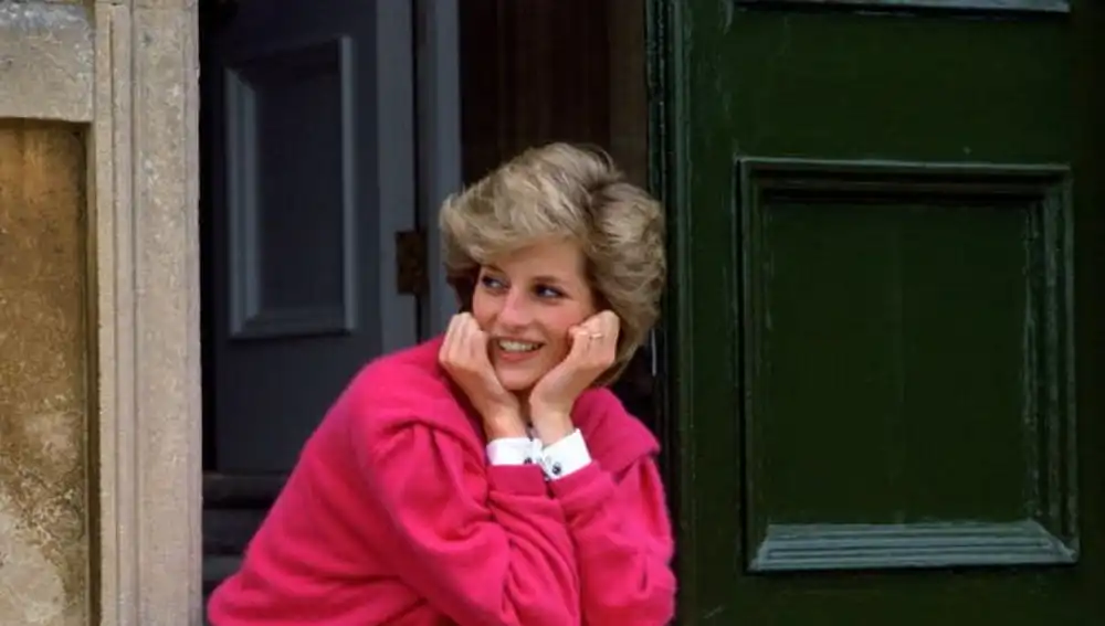 Diana de Gales con estilo preppy.