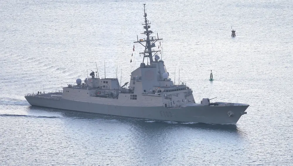 La fragata 'Blas de Lezo' zarpa desde Ferrol para integrarse en la agrupación permanente número 2 de la OTAN en el Mar Negro