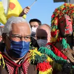 El primer ministro portugués, el socialista Antonio Costa, hace campaña en Podence, Macedo de Cavaleiros