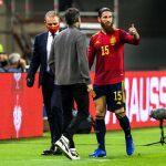 Luis Enrique y Sergio Ramos con la Selección.