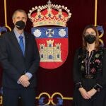 Reunión entre la alcaldesa de Aranda de Duero, Raquel González, y el rector de la Universidad de Burgos, Manuel Pérez Mateos