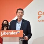 El vicepresidente de la Junta y coordinador de Cs en Andalucía, Juan Marín