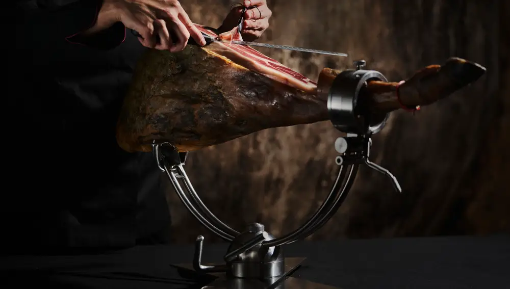 Fotografía de un jamón ibérico | Fuente: Asociación Interprofesional del Cerdo Ibérico