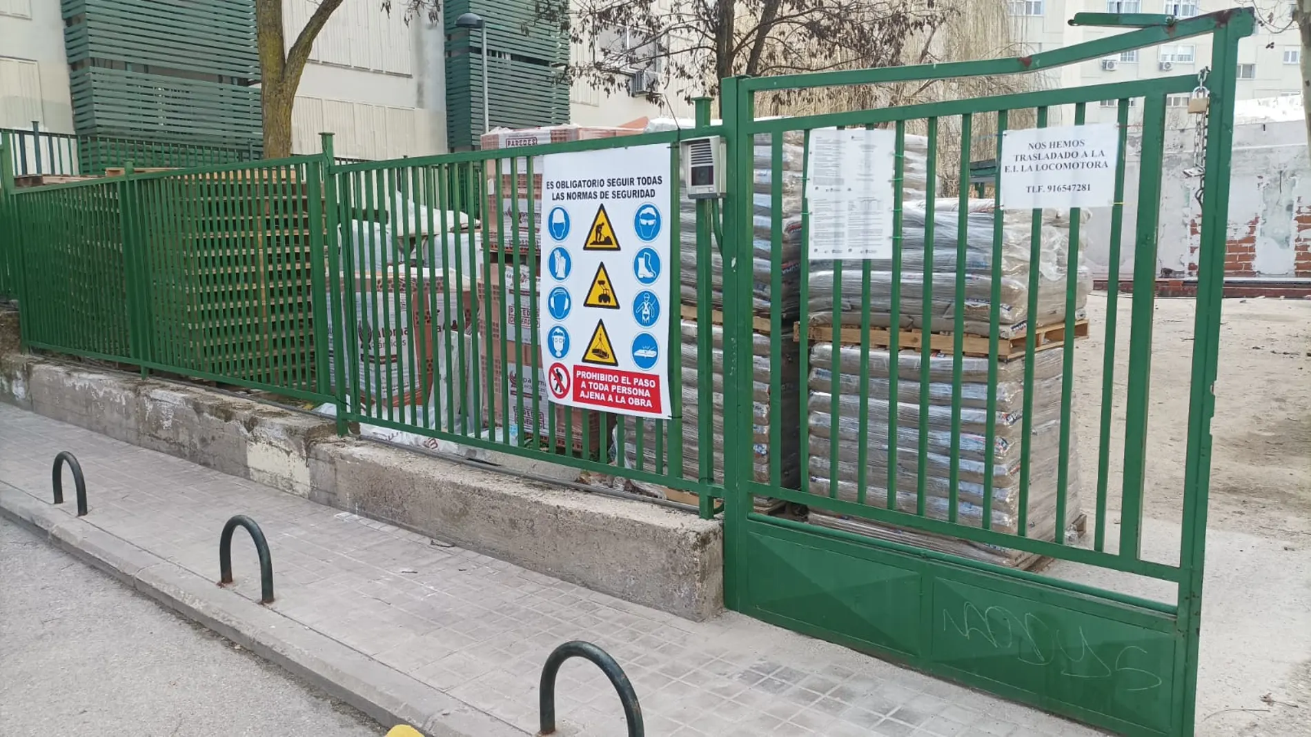 Escuela Infantil Las Cumbres de San Sebastián de los Reyes en obras