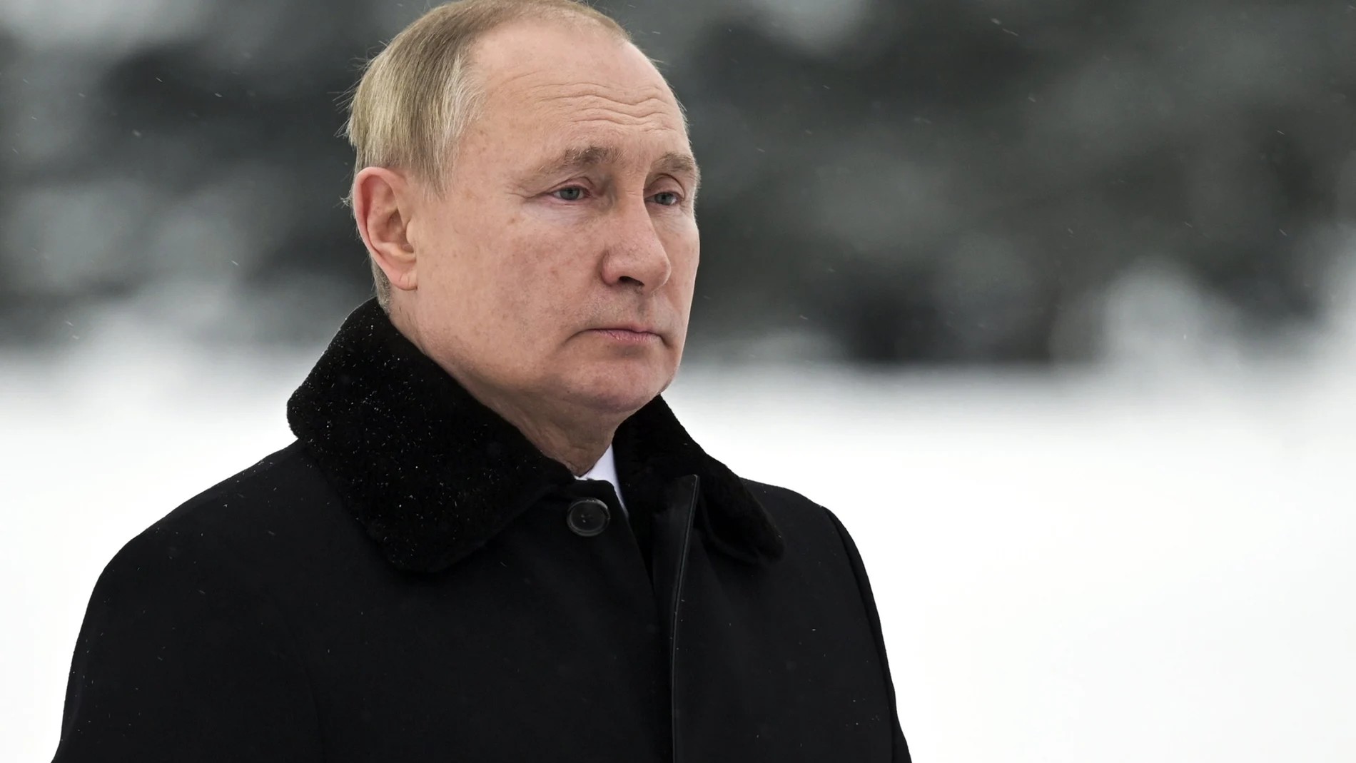 FILE Russian President Vladimir Putin attends a wreath laying commemoration ceremony at the Piskaryovskoye Cemetery where most of the Leningrad Siege victims were buried during World War II, in St.Petersburg, Russia, Thursday, Jan. 27, 2022. All eyes are now on President Vladimir Putin, who will decide how Russia will respond amid fears that Europe could again be plunged into war. (Alexei Nikolsky, Sputnik, Kremlin Pool Photo via AP, File)