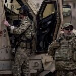 Soldados estadounidenses en Hassakeh, al noreste de Siria