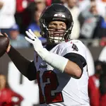 Tom Brady, en el último partido de esta temporada con los Tampa Bay Buccaneers