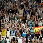 El público de la Rod Laver Arena enloqueció con la remontada de Nadal