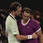 Rafael Nadal y Daniil Medvedev