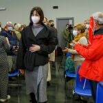 La ministra de Ciencia e Innovación, Diana Morant, a su llegada a un acto en La Cárcel Segovia