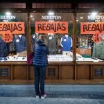 Vista de un comercio en el centro de Madrid
