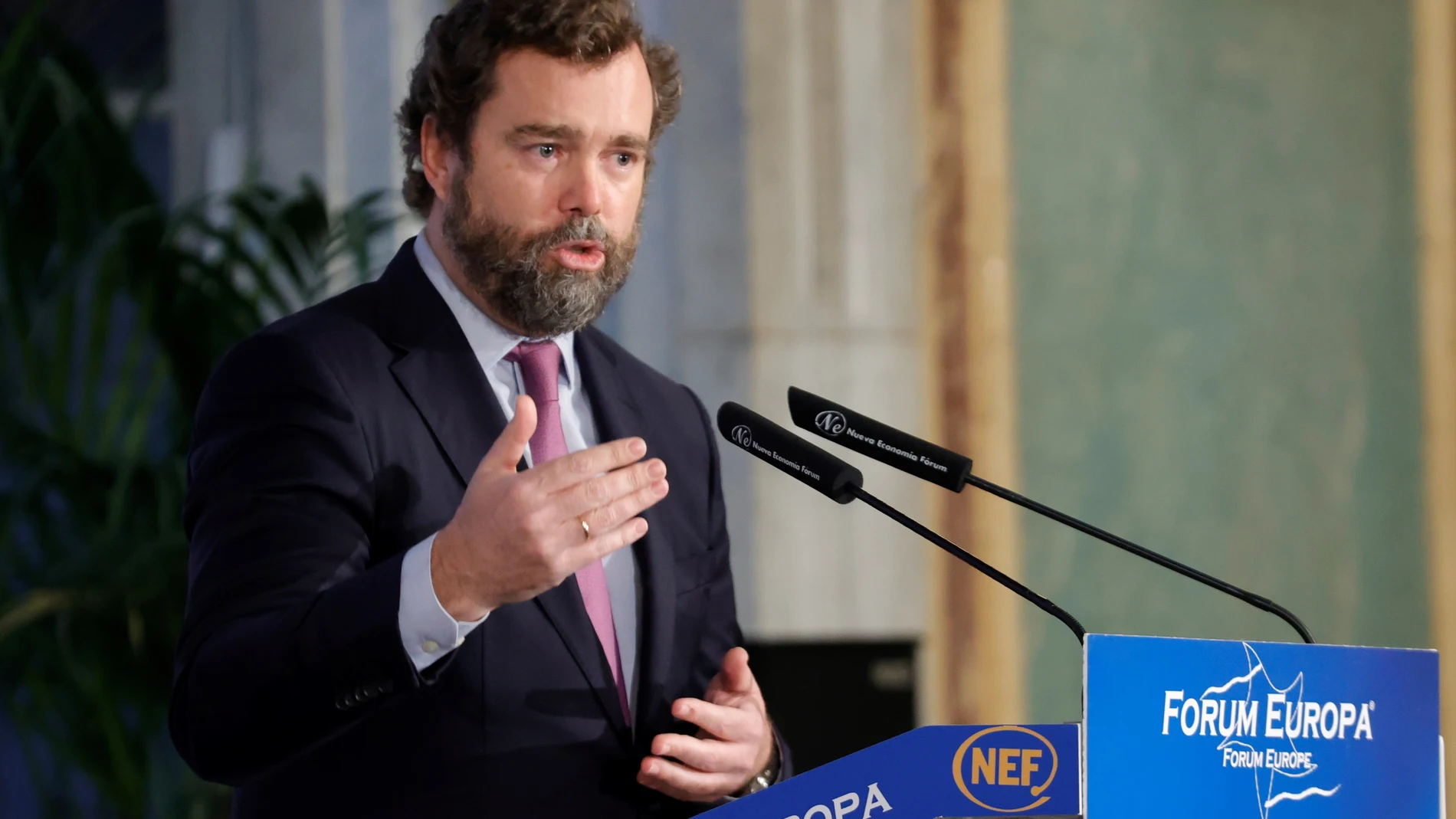 El portavoz de Vox en el Congreso, Iván Espinosa de los Montero