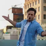 El cantante David Bustamante posa durante una representación de un fragmento del musical "Ghost" en Madrid. EFE/ Luca Piergiovanni