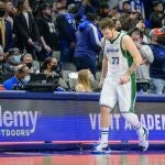 Doncic, durante el partido contra los Thunder