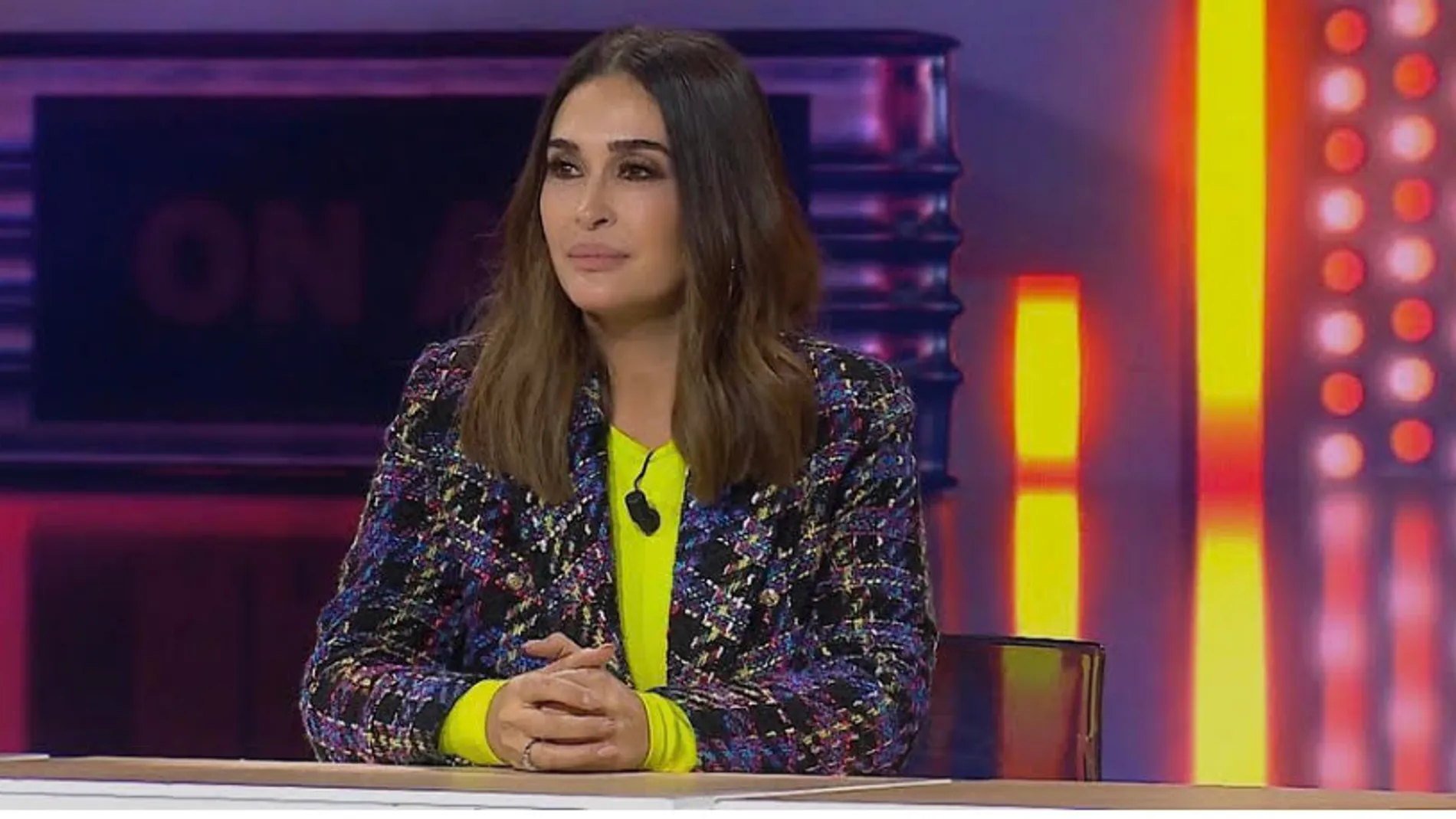 Vicky Martín Berrocal con blazer de Zara.