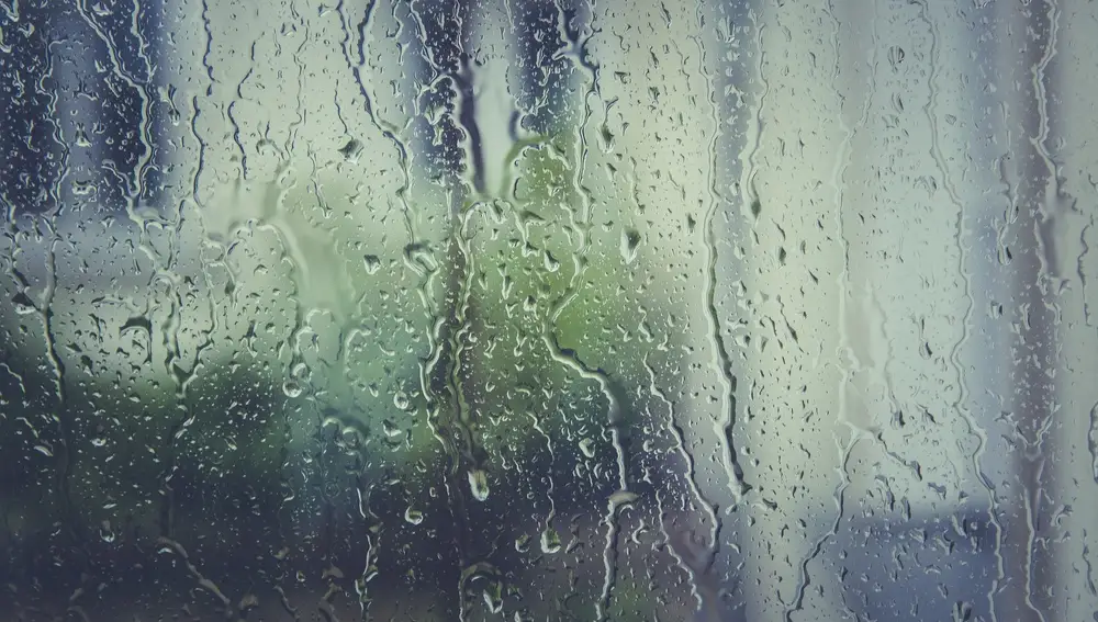 Condensación en una ventana