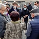 El presidente de la Generalitat, Pere Aragonès, ayer en Badalona