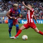 Mario Hermoso con el Atlético de Madrid. EFE/Alejandro García