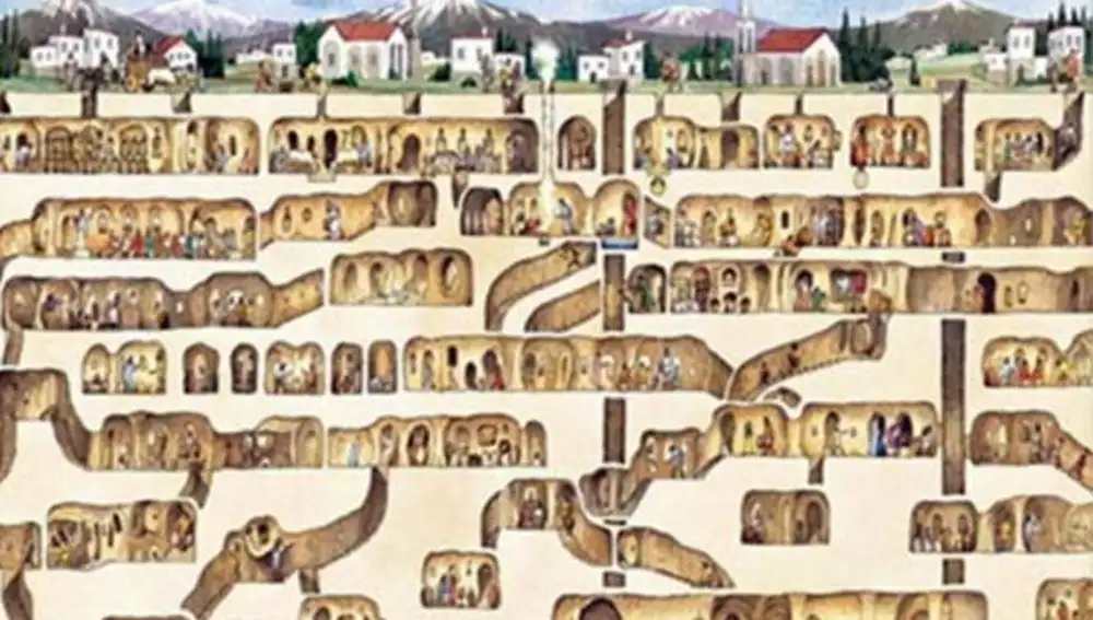 Reconstrucción de la ciudad subterránea