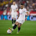 Papu Gómez con el Sevilla.