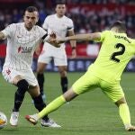 Joan Jordán con el Sevilla. EFE/José Manuel Vidal.