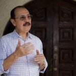 Fotografiá cedida del 6 de octubre de 2017, que muestra al exguerrillero y general de Brigada en retiro Hugo Torres, durante una entrevista en Managua (Nicaragua)