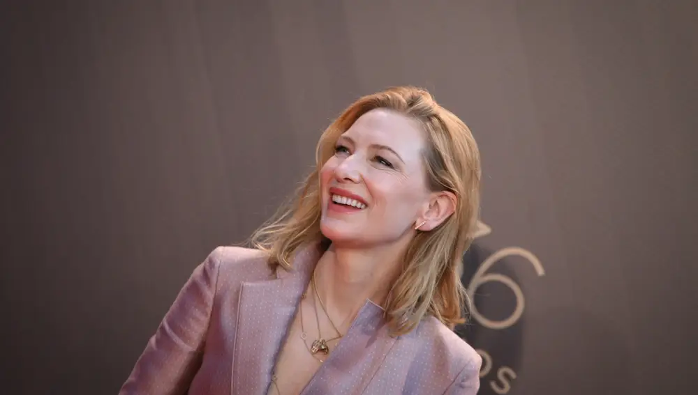 La actriz Cate Blanchett en el Palau de les Arts, horas antes de recibir el primer Premio Goya Internacional