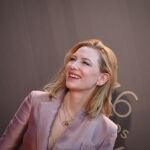 La actriz Cate Blanchett en el Palau de les Arts, horas antes de recibir el primer Premio Goya Internacional