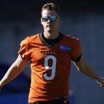 Joe Burrow, quarterback de los Cincinnati Bengals, en la previa de la Super Bowl que su equipo va a disputar ante los Rams de Los Ángeles