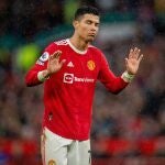 Cristiano Ronaldo durante el encuentro ante el Southampton