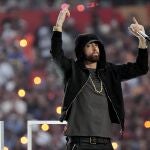 Eminem actuó con su particular estilo