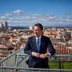 El ministro de Industria y Comercio de República Dominica, Víctor Bisonó, en Madrid
