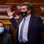 Jose Luis Escrivá, en la sesión de control al Gobierno en el Congreso de los Diputados