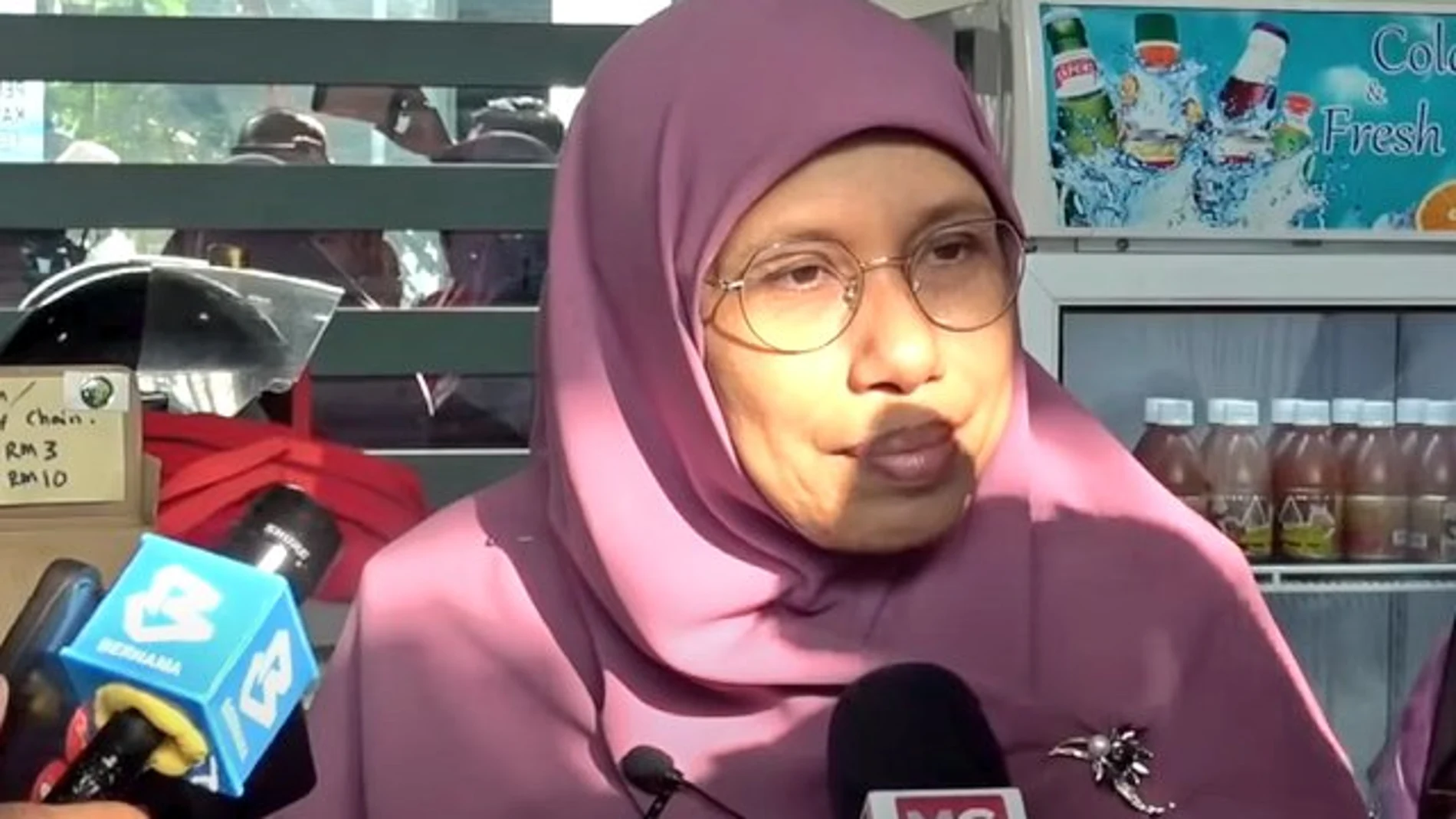 La viceministra de la Mujer de Malasia, Siti Zailah Mohd Yusoff