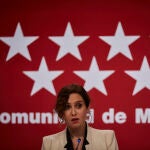 La presidenta de la Comunidad de Madrid, Isabel Díaz Ayuso