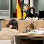 Adriana Ugueto durante el juicio