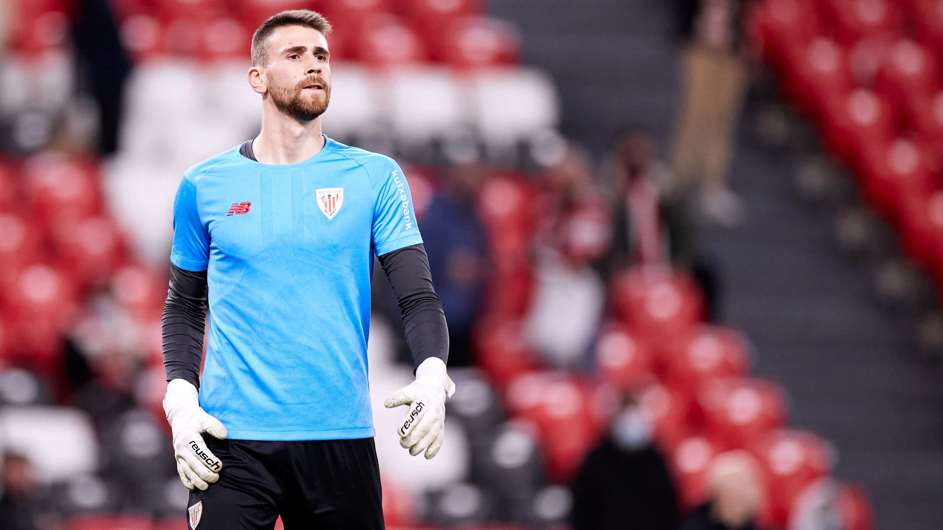Unai Simón con el Athletic.