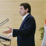 El presidente en funciones de la Junta de Castilla y León, Alfonso Fernández Mañueco