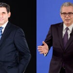 José María Álvarez-Pallete, presidente de Telefónica y Pablo Isla, presidente de Inditex